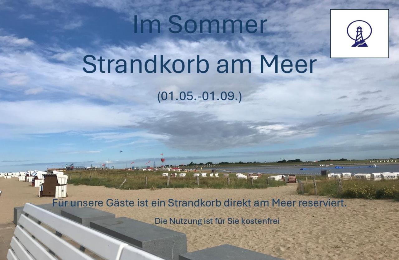 Ferienwohnung Ritthoff Perlebucht - Mit Strandkorb Am Meer Und Kostenloser Eintritt Ins Schwimmbad บือซุม ภายนอก รูปภาพ